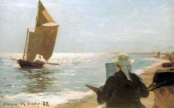 珮德 塞韋林 尅羅耳 Pintores en la playa 珮德 塞韋林 尅羅耳 Pintores en la playa